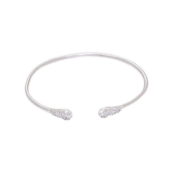 925Â STERLING SILVER OPEN BRACELET