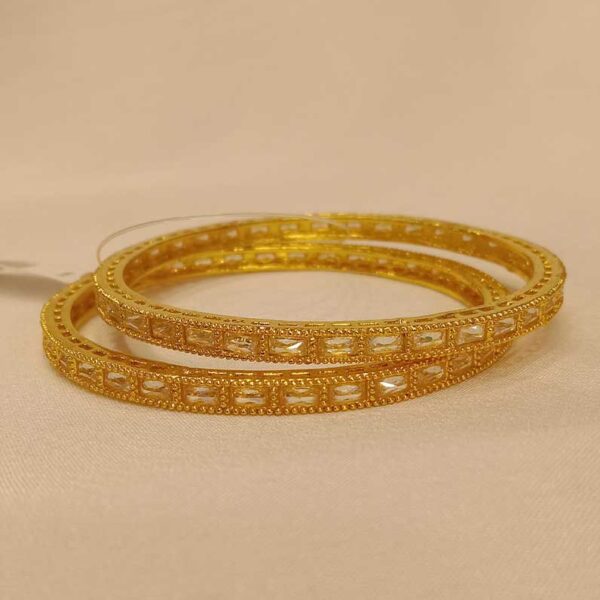 White stone Bangle