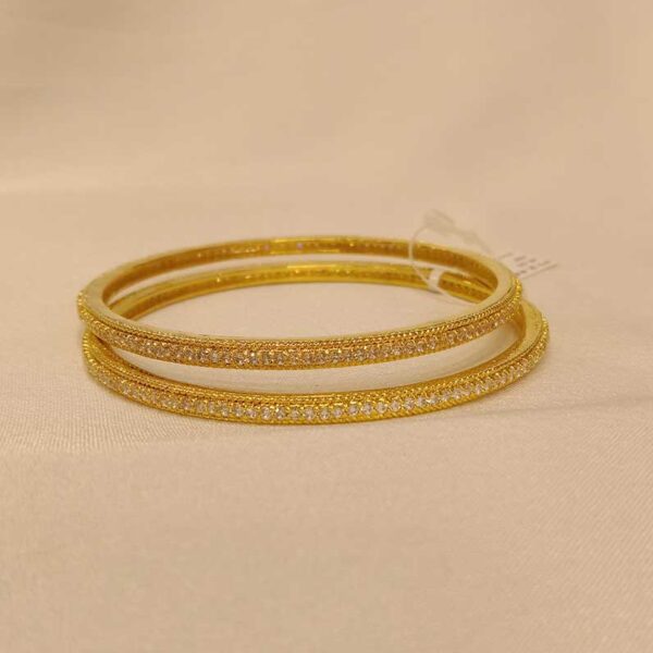 White stone Bangle