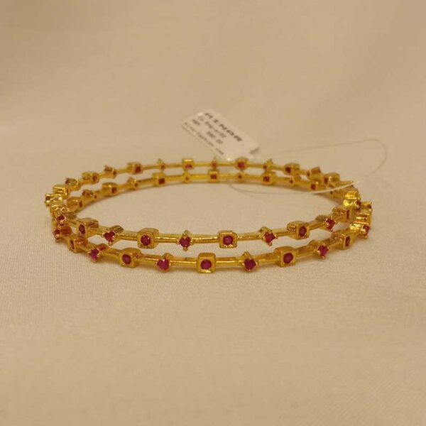 Ruby stone Bangle