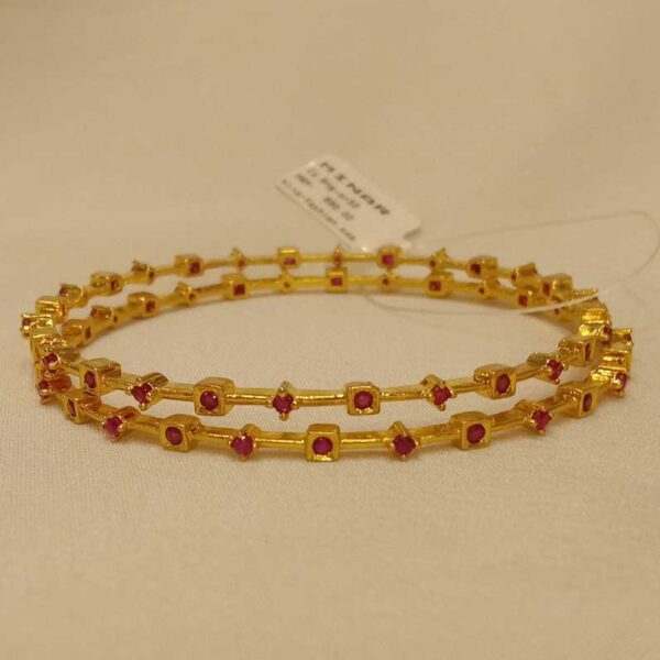 Ruby stone Bangle