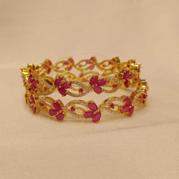 Ruby white Bangle